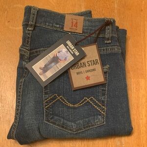 Urban Star Boys' Blue Jeans
